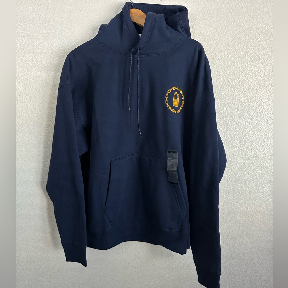 Nike SB Key Lock Skate Fleece Heavyweight Hoodie Navy ACG Men’s Size Large